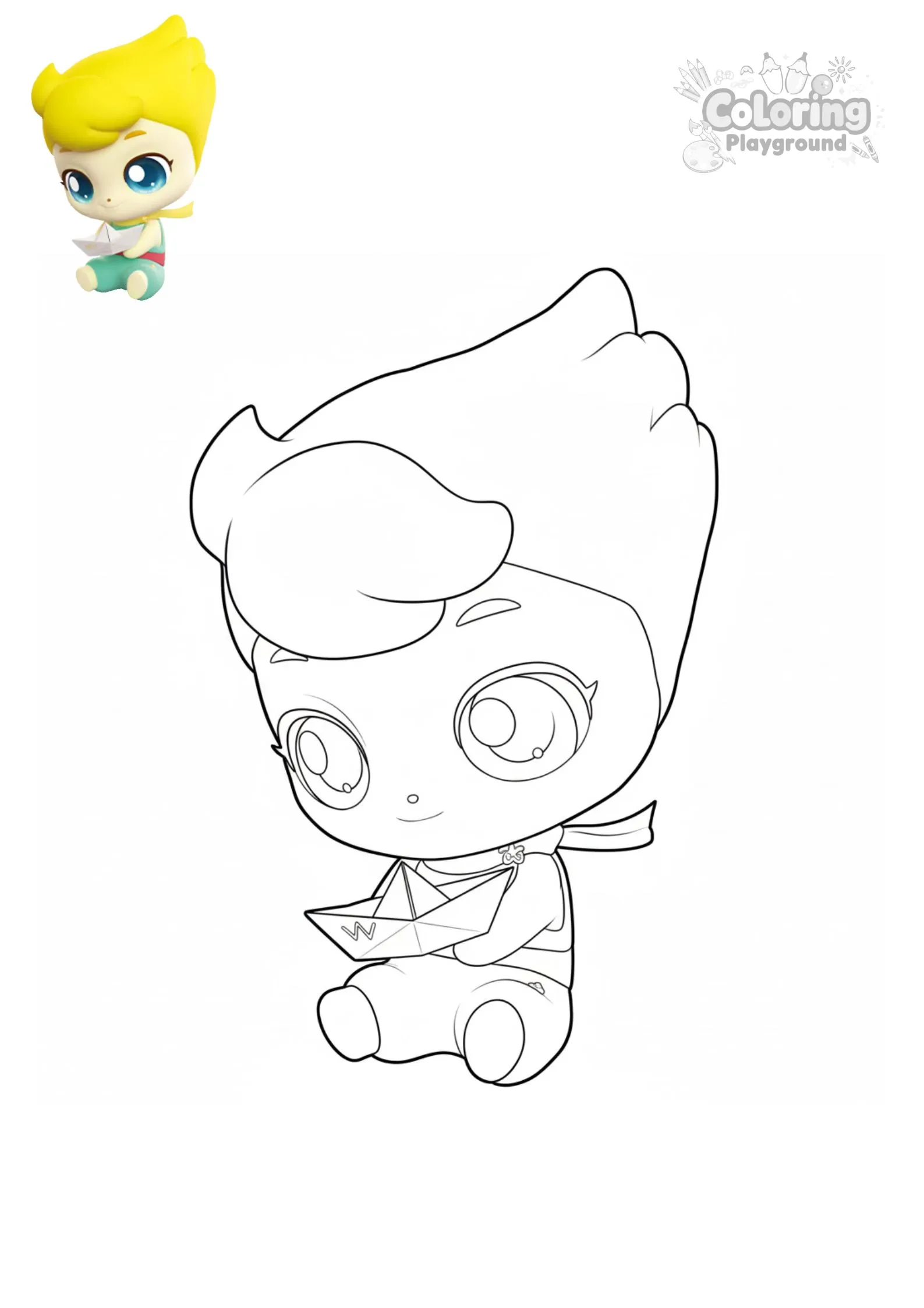 나그네핑 - 티니핑 어린이 색칠공부 도안