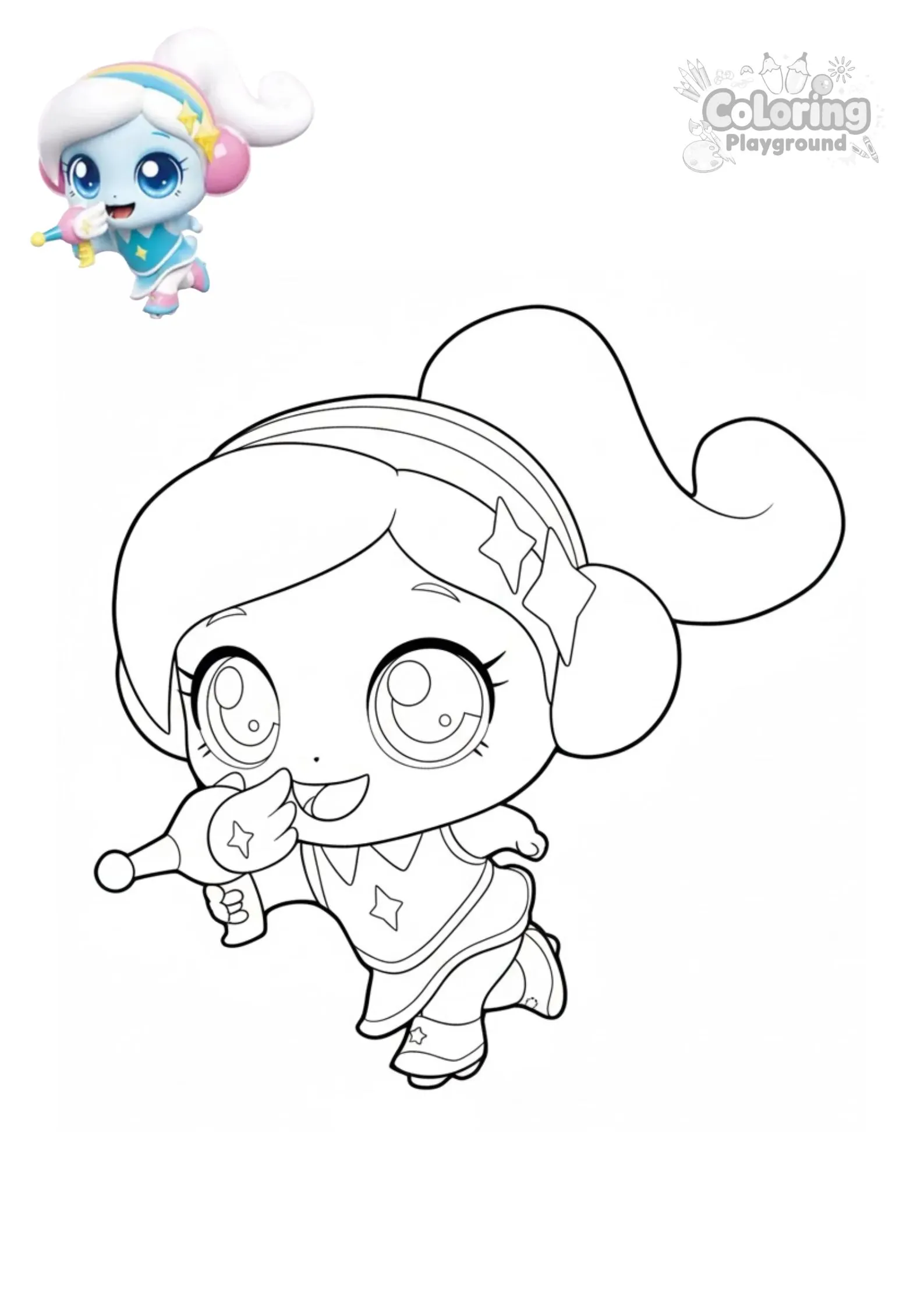 고고핑 - 티니핑 어린이 색칠공부 도안