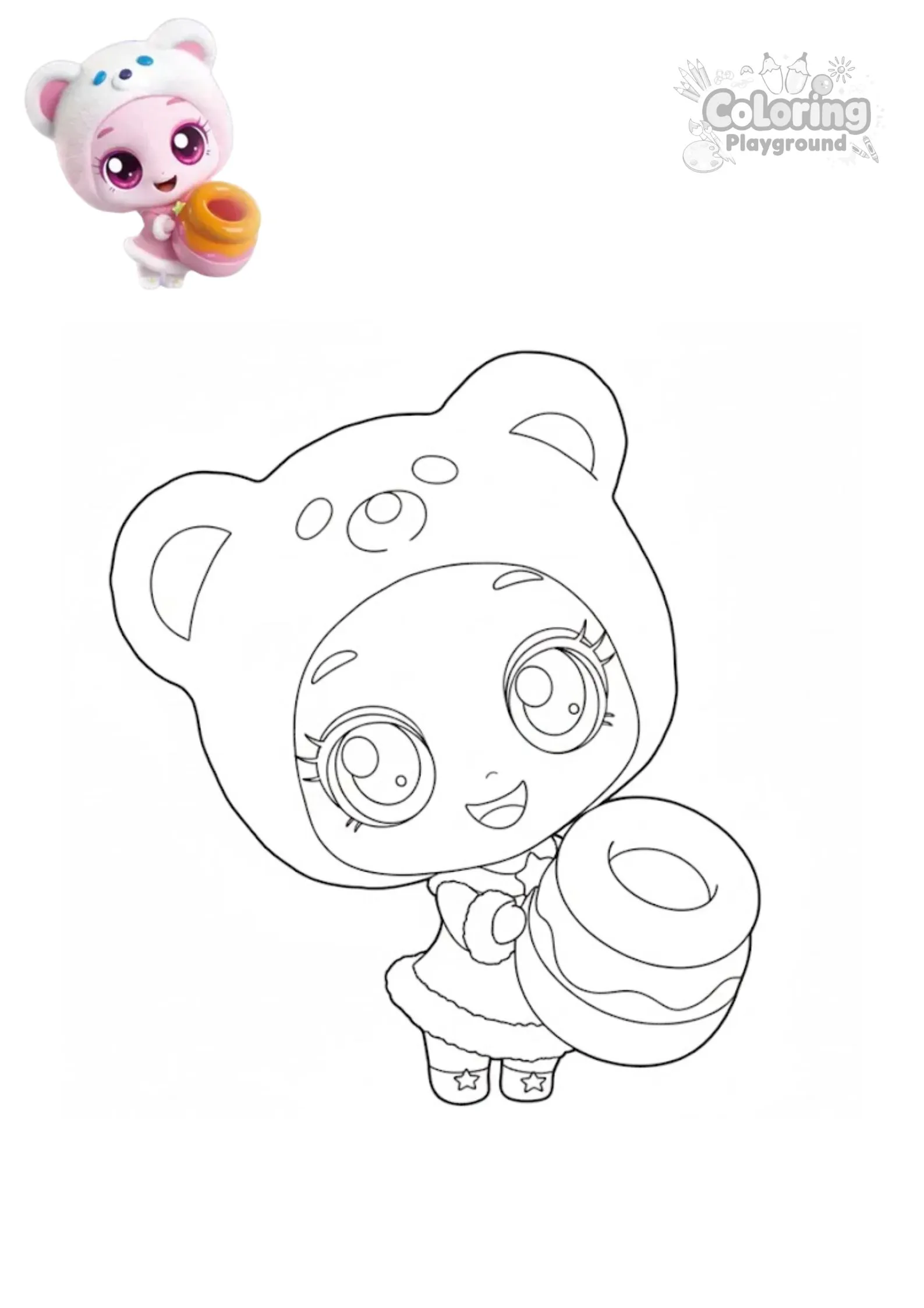 고마핑 - 티니핑 어린이 색칠공부 도안