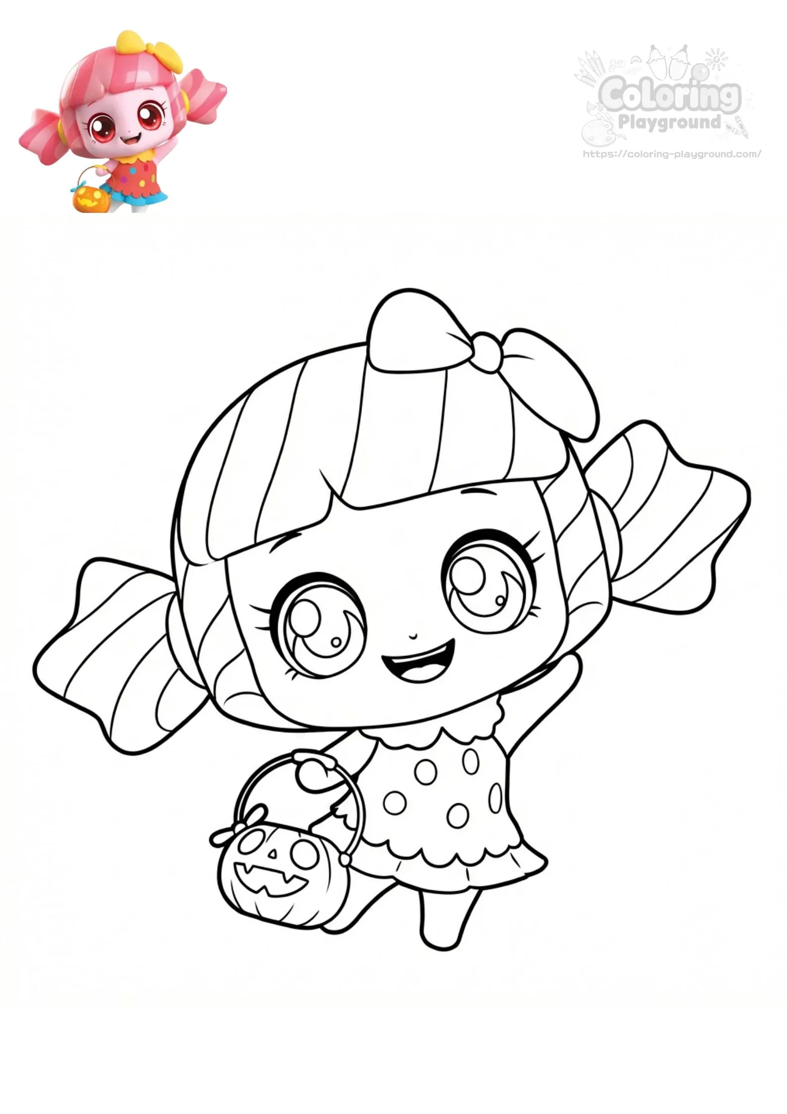 캔디핑 - 티니핑 어린이 색칠공부 도안