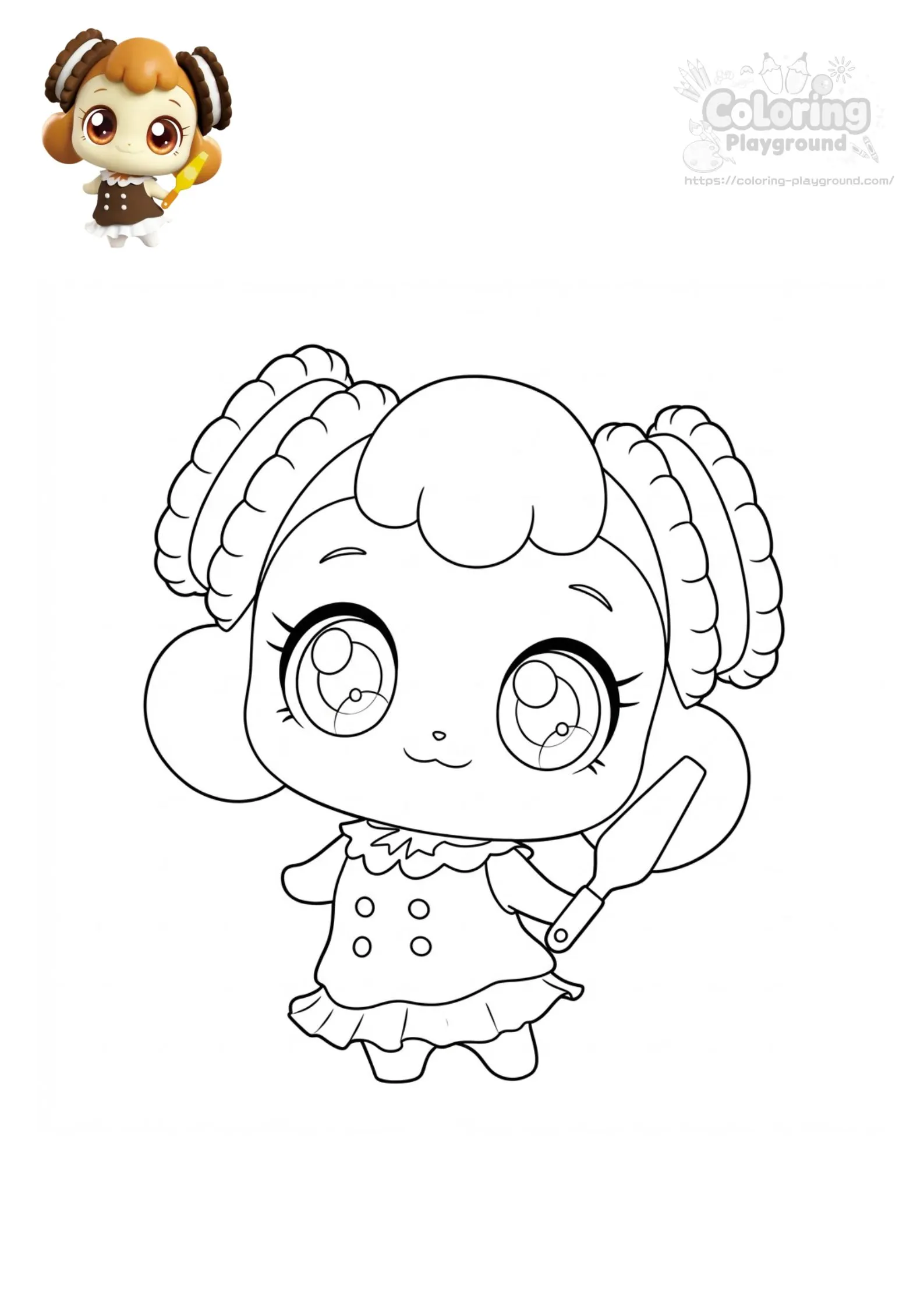 샌드핑 - 티니핑 어린이 색칠공부 도안