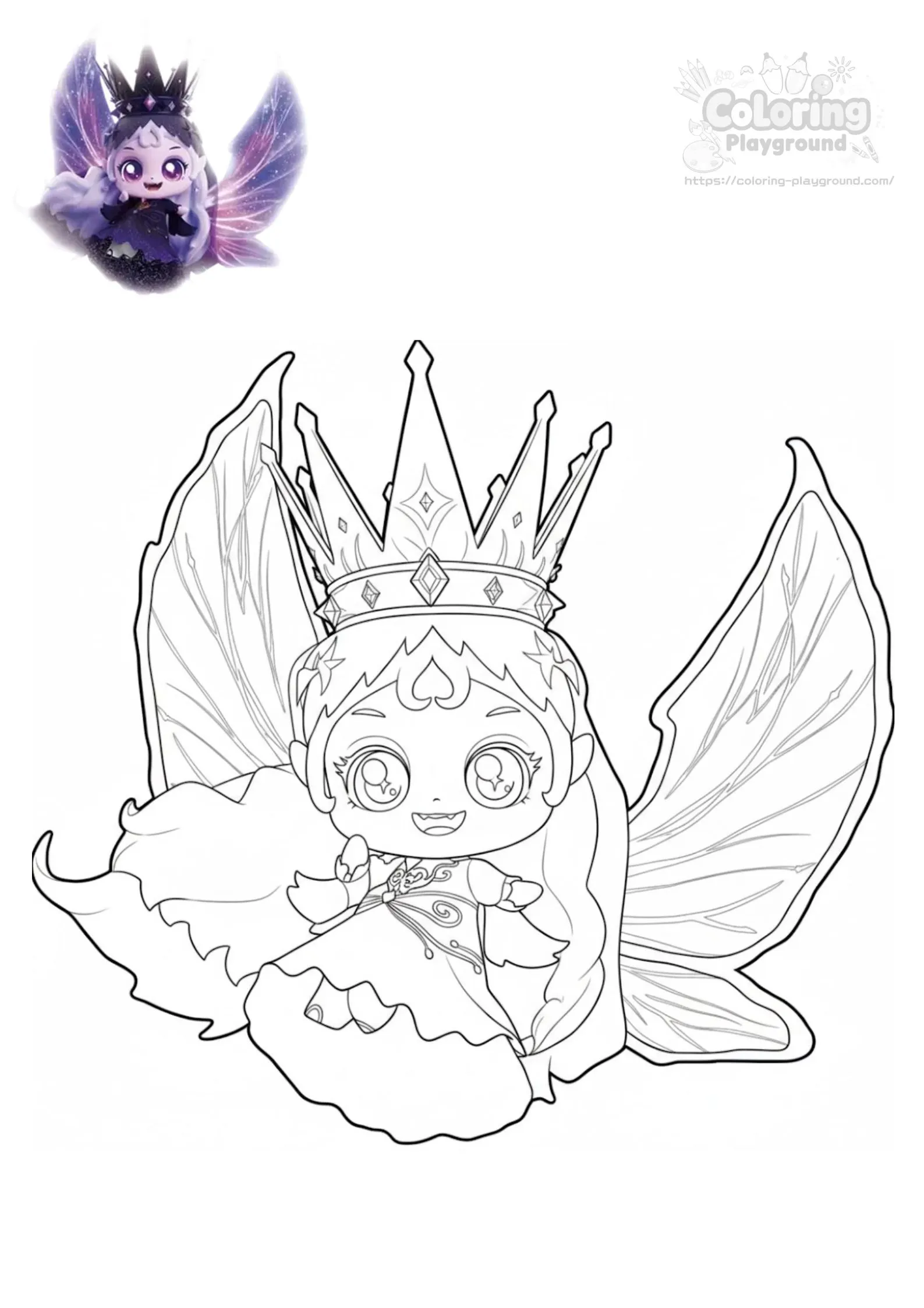 이클립스핑 - 티니핑 어린이 색칠공부 도안