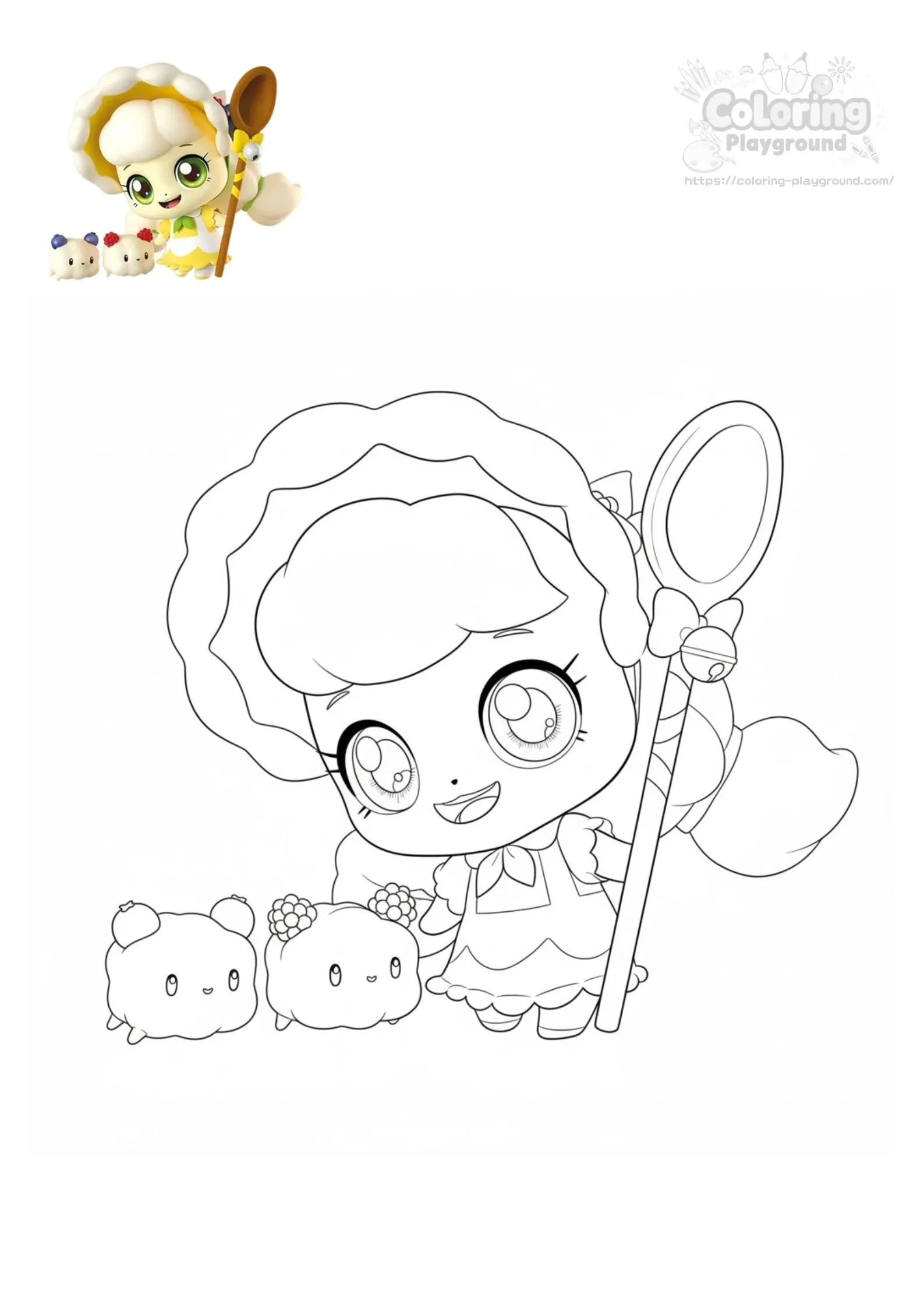 요거핑 - 티니핑 어린이 색칠공부 도안