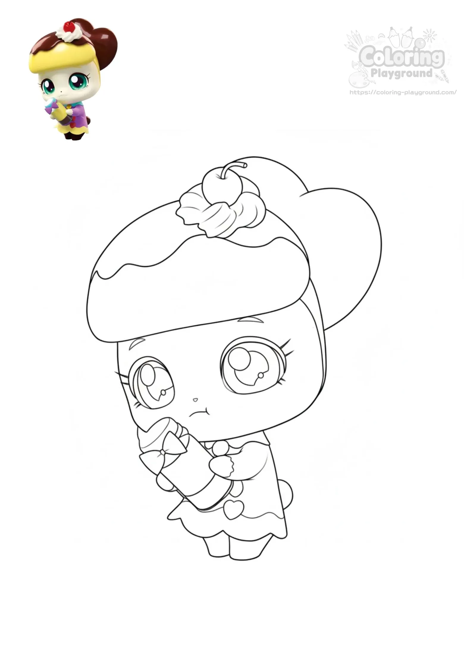 푸딩핑 - 티니핑 어린이 색칠공부 도안