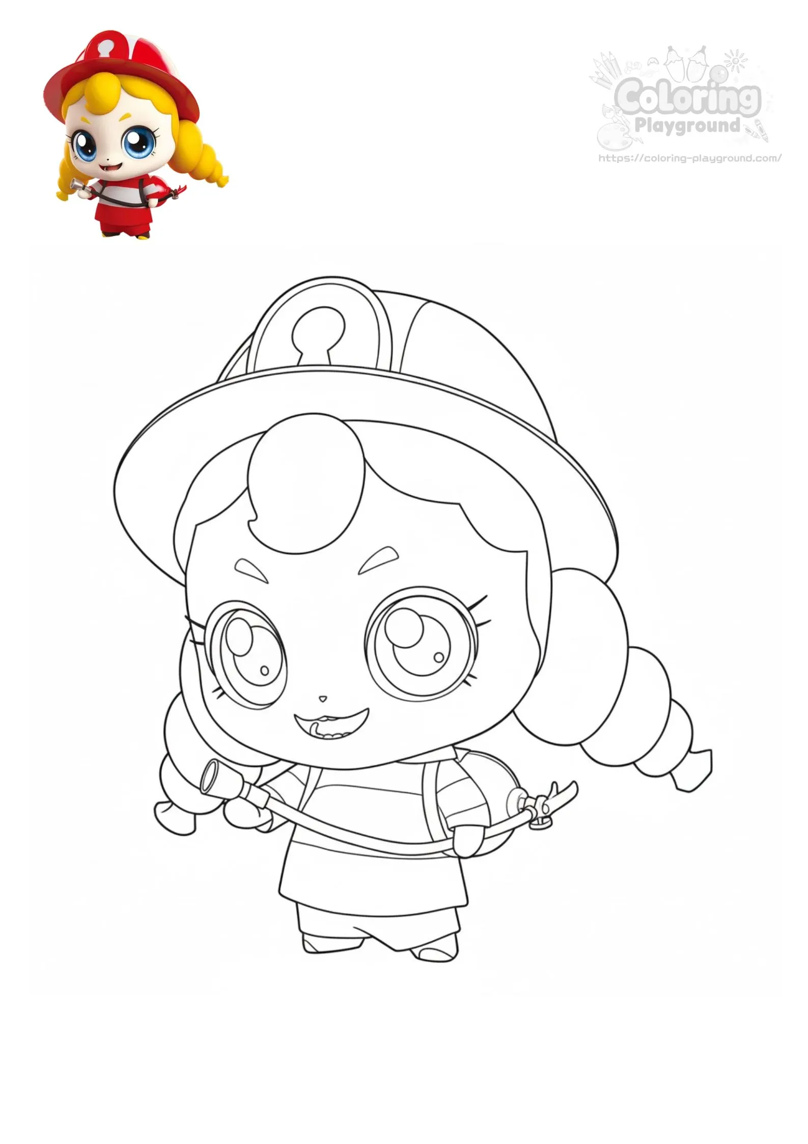 뜨거핑 - 티니핑 어린이 색칠공부 도안