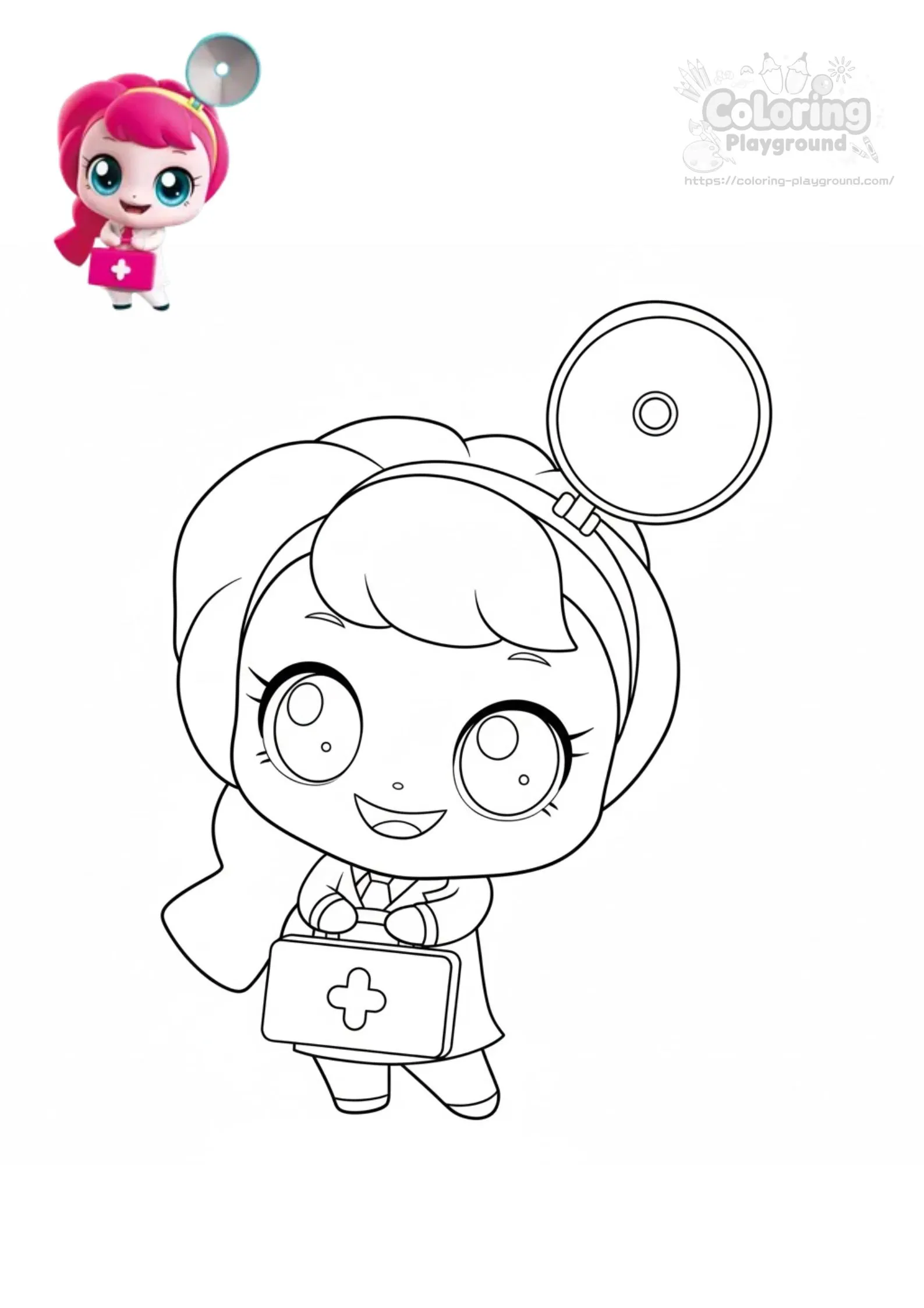 삐뽀핑 - 티니핑 어린이 색칠공부 도안