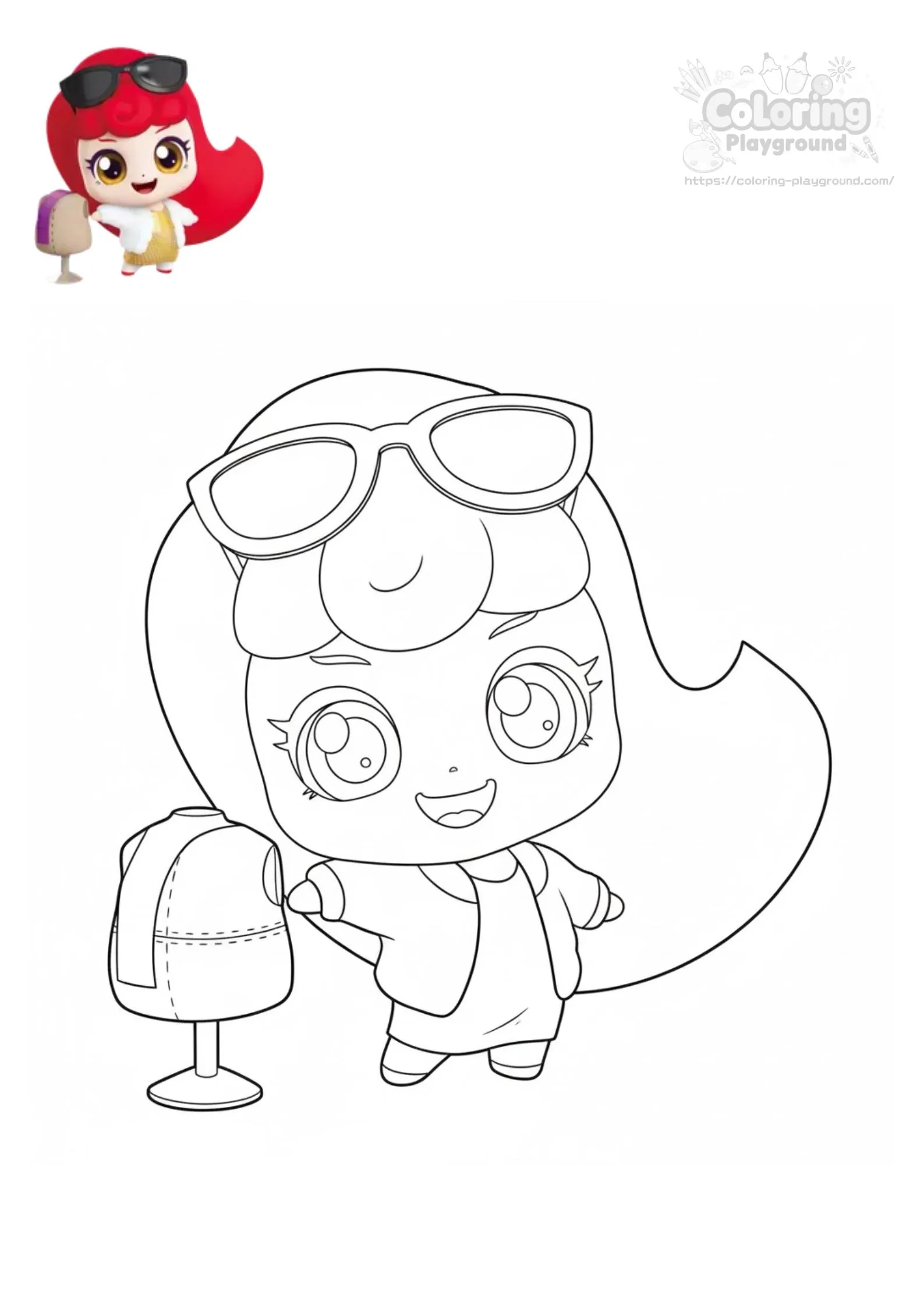 패션핑 - 티니핑 어린이 색칠공부 도안