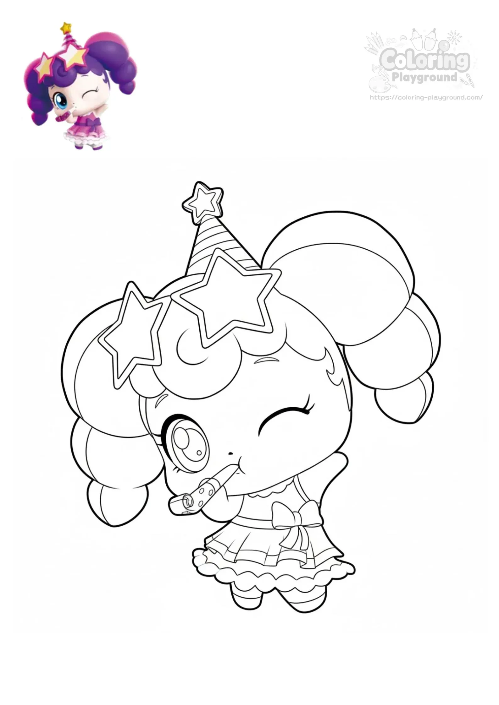 파티핑 - 티니핑 어린이 색칠공부 도안