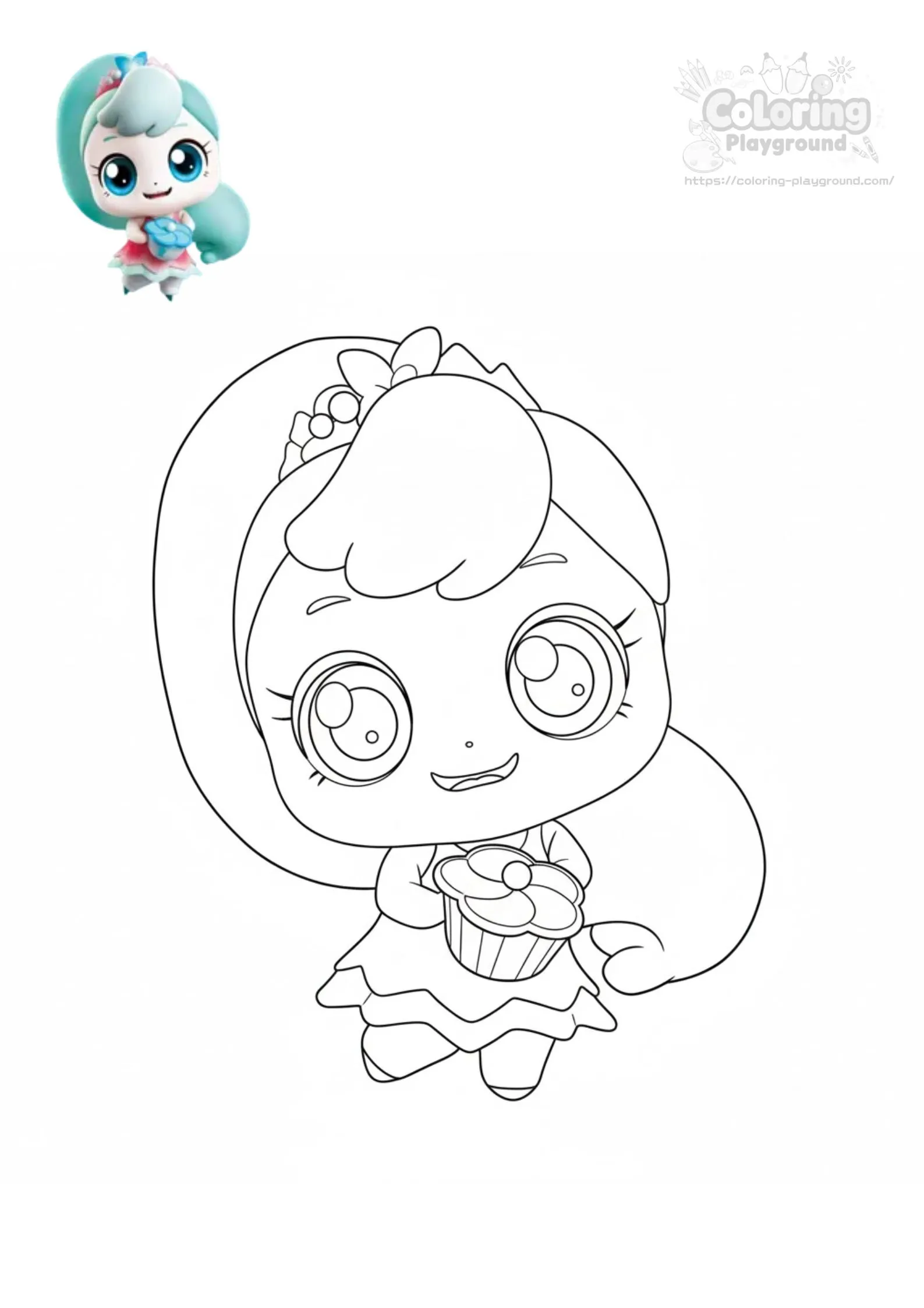 빙글핑 - 티니핑 어린이 색칠공부 도안