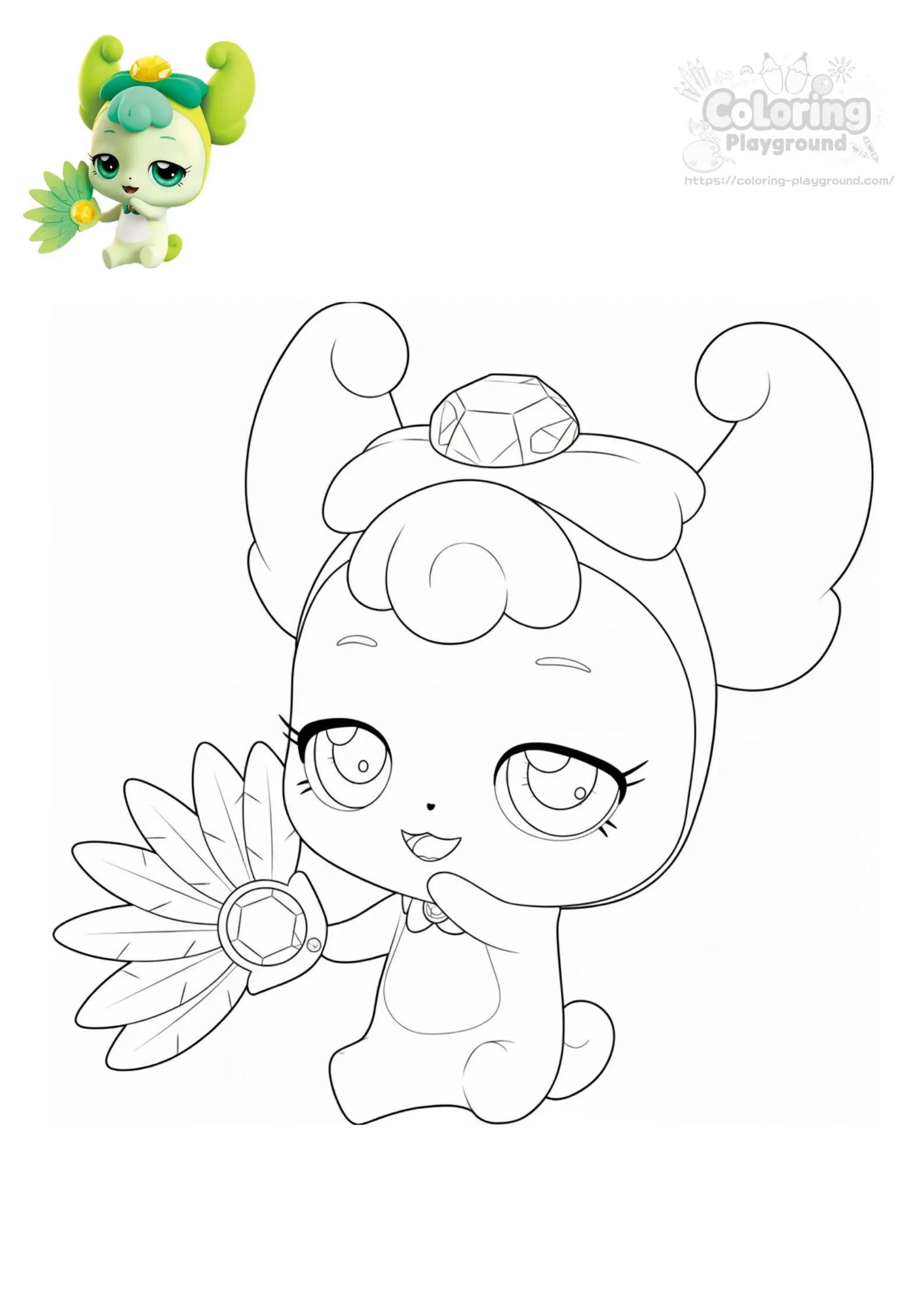 까르핑 - 티니핑 어린이 색칠공부 도안