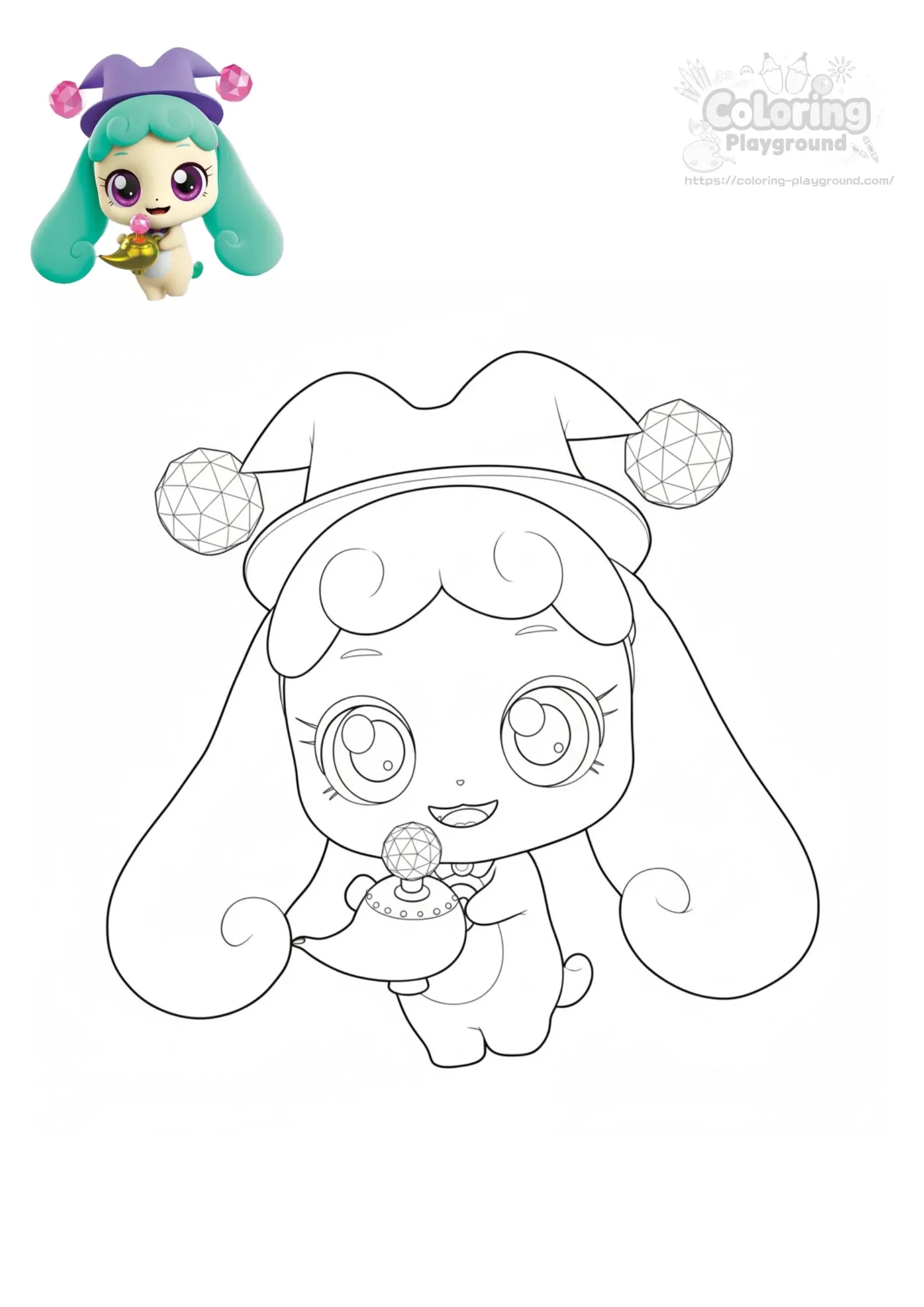 소원핑 - 티니핑 어린이 색칠공부 도안