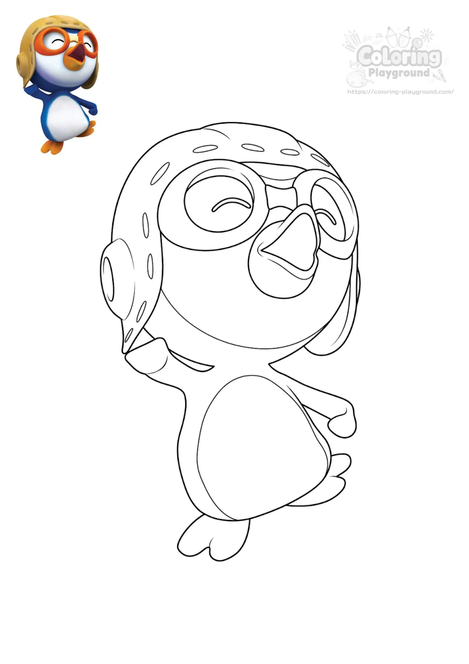 뽀로로 - 뽀롱뽀롱 뽀로로 어린이 색칠공부 도안